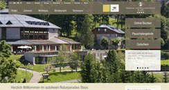Desktop Screenshot of hotel-stoos.ch